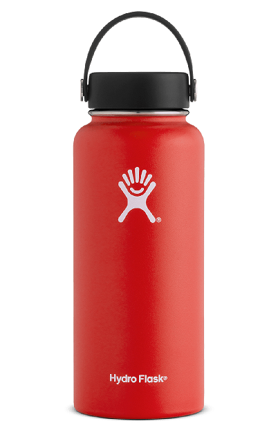 Hydro Flask Red Wide Mouth Bottle, 32 oz Hydro Flask