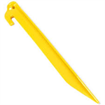 Tent Stake - 9^ Plastic (Yellow)