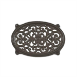 Trivet - Brown Majolica Filigree