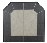 Artic Sky 40 x 40 Classic Edge Pad - Corner