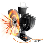 Stove Fan - 5 Blade Heat Powered