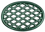 Trivet - Green Majolica Lattice