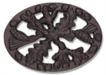 Trivet, Acorn Oval - Black