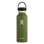 HydroFlask Insulated Bottle -  18 oz Standard Mouth  - Olive